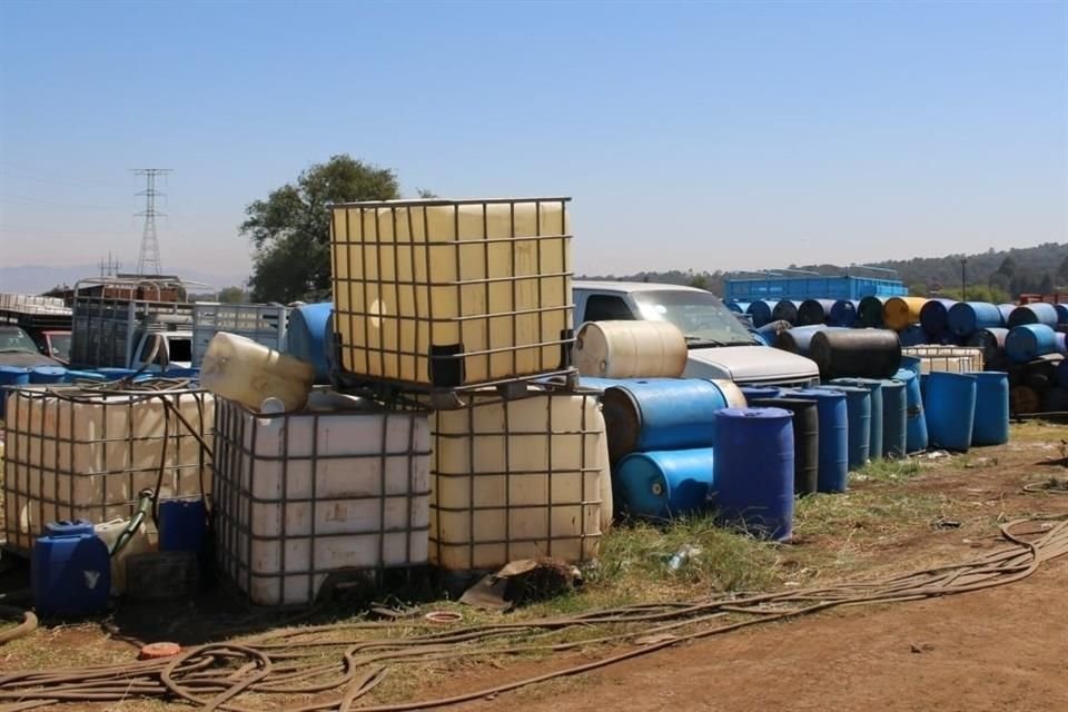 Durante dos últimos años, la FGR aseguró 2 millones 552 mil 769 litros de hidrocarburos robados en Hidalgo, que fueron devueltos a Pemex.