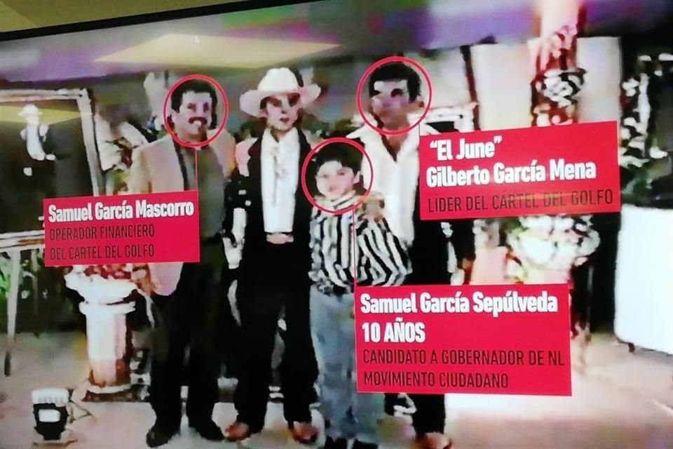 En conferencia de prensa, el candidato del PRI- PRD sostuvo además que tiene evidencia de que el despacho de la familia de García realiza depósitos frecuentes a la familia de 'El June'.