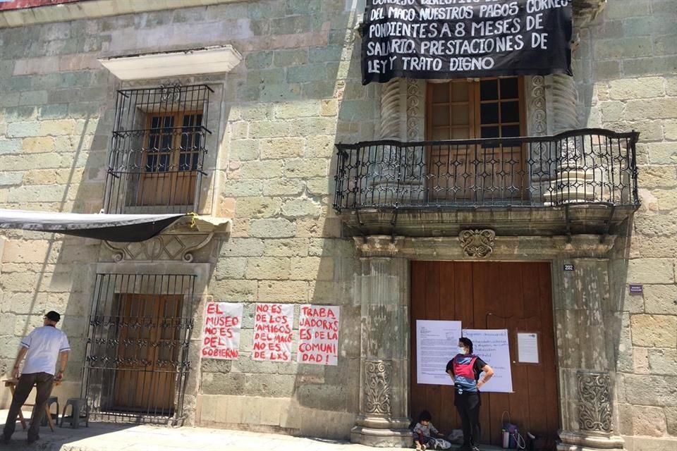 Hasta el momento, la asociación Amigos del Museo de Arte Contemporáneo de Oaxaca, responsable de los adeudos, aseguró que practicará una auditoría interna del inmueble y de los acervos.