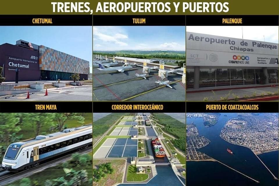 El Gobierno de la 4T creará una empresa operada por el Ejército para administrar y recibir 'las utilidades' del Tren Maya, 4 aeropuertos, el corredor Interoceánico y dos puertos en Coatzacoalcos y Salina Cruz.