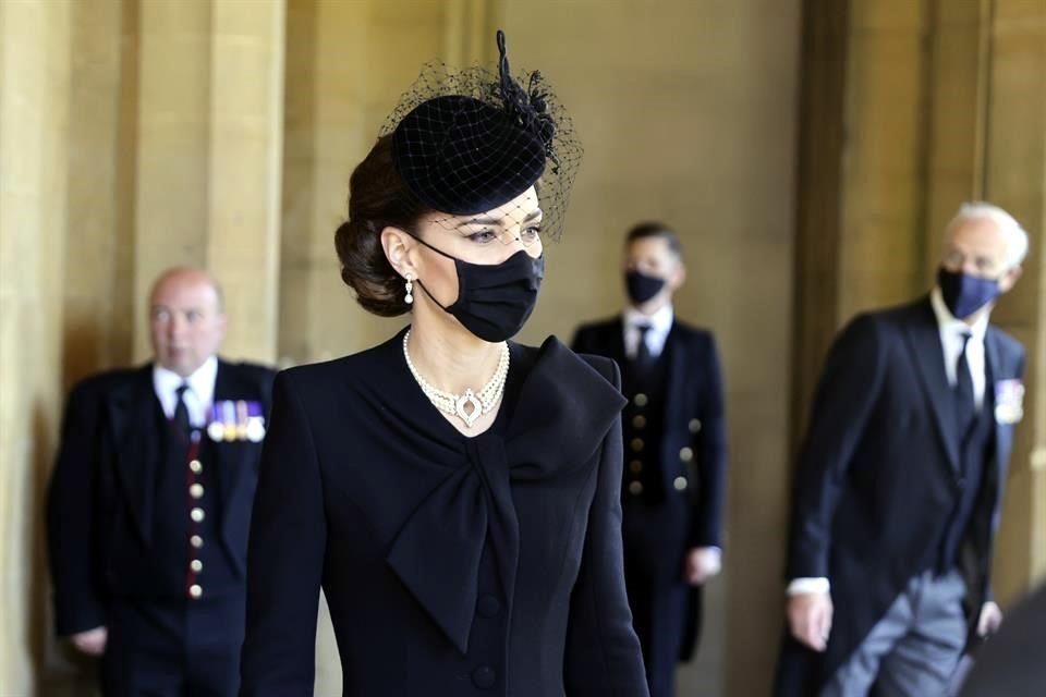Catalina, Duquesa de Cambridge, asistió al funeral del Príncipe Felipe.