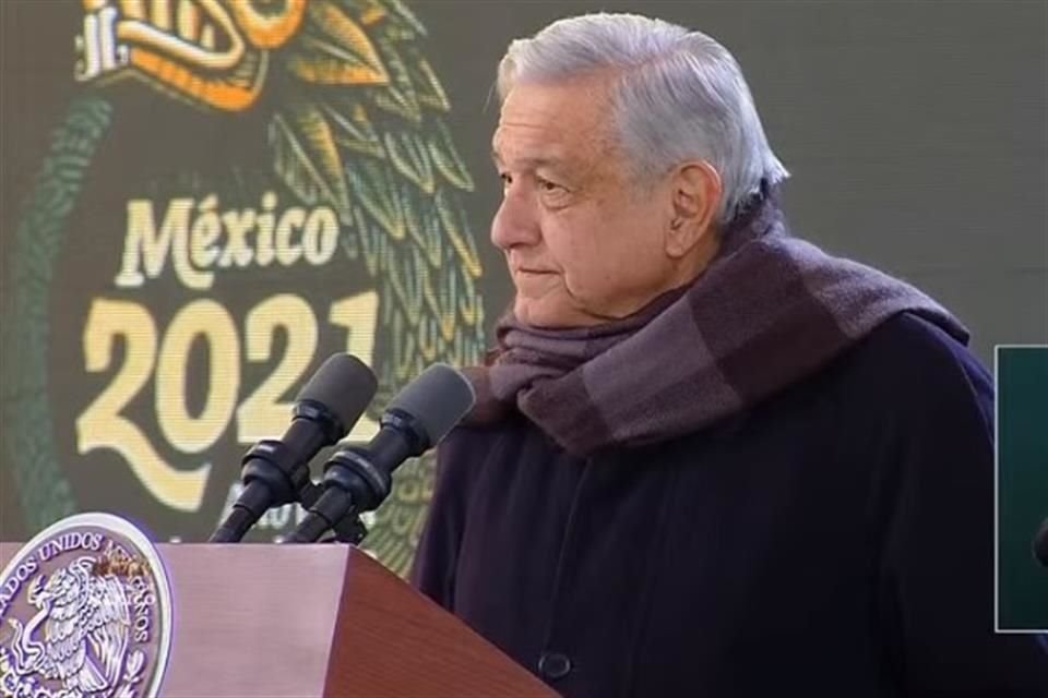 El Presidente Andrés Manuel López Obrador en conferencia matutina desde Zacatecas.