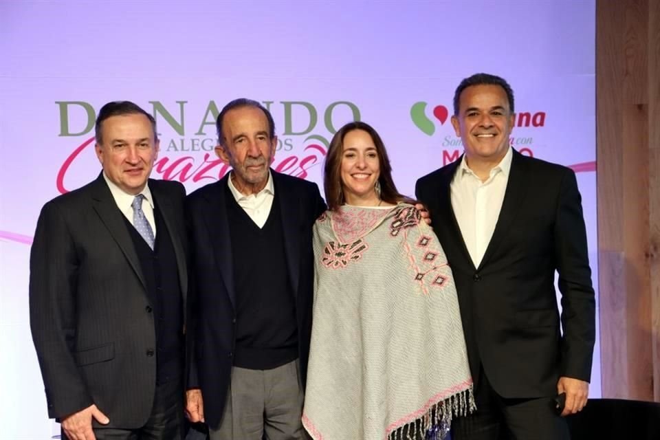 Leonardo Kourchenko, Manuel Arango, Patricia Parás y Fernando de la Mora