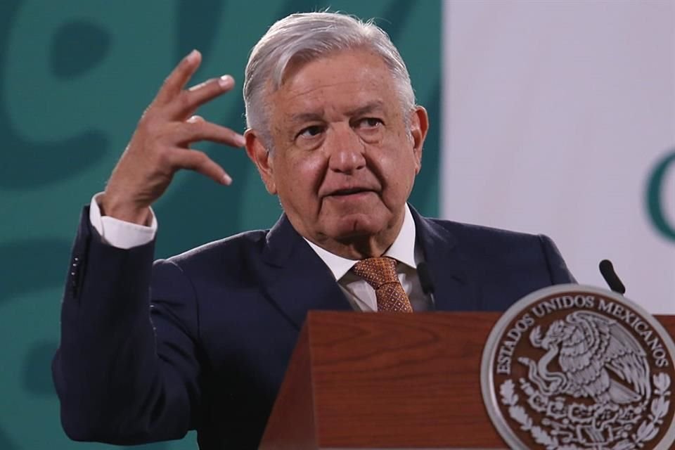 El Presidente Andrés Manuel López Obrador.
