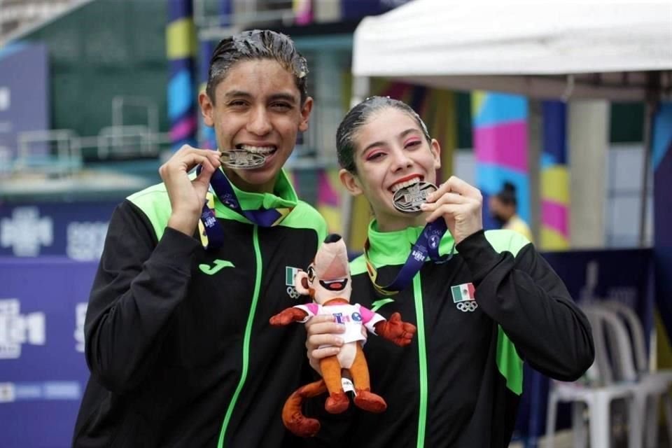 La natación artísitca dio medalla a México.