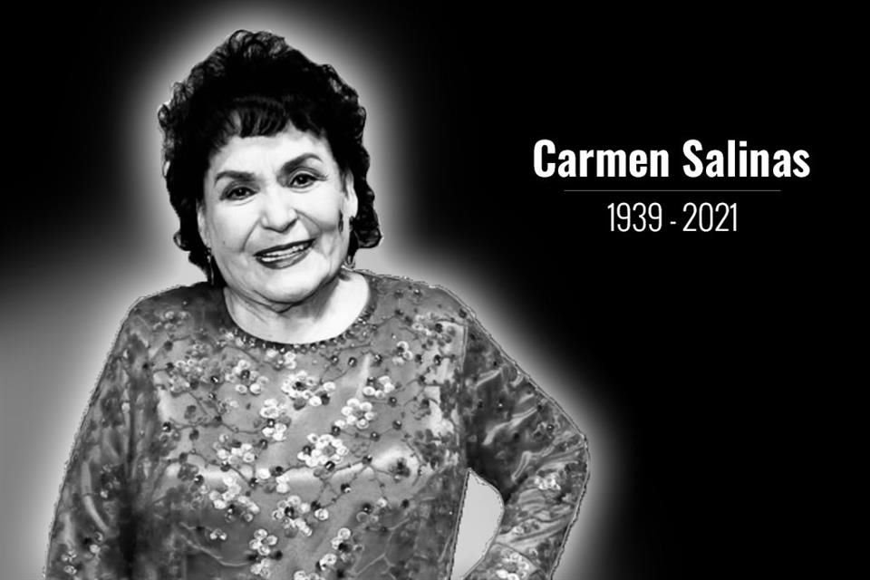 La actriz mexicana Carmen Salinas, quien tuvo larga trayectoria en cine, teatro y televisión, falleció este jueves a los 82 años.