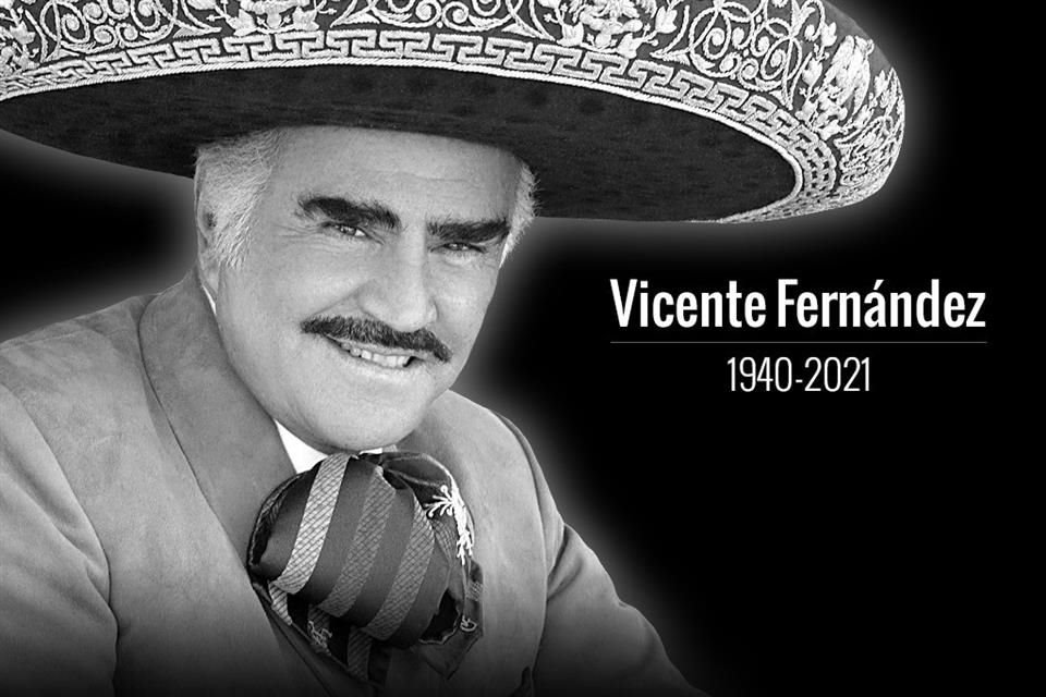 El cantante Vicente Fernndez falleci a la edad de 81 aos, tras permanecer cuatro meses en terapia intensiva.