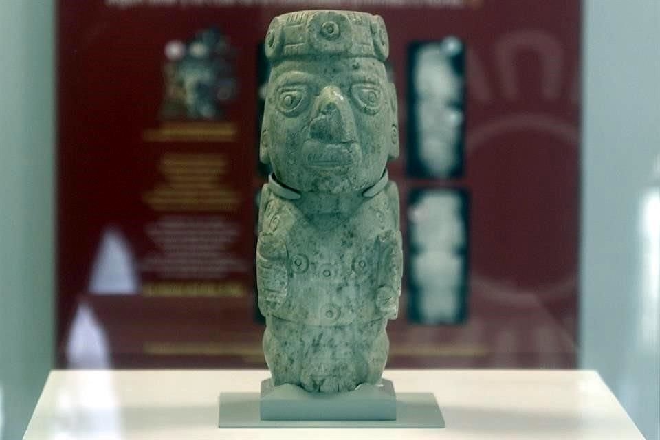 La deidad mexica protagoniza la exposicin 'El hallazgo de Xochipilli en el antiguo barrio de Santa Mara Cuepopan'.
