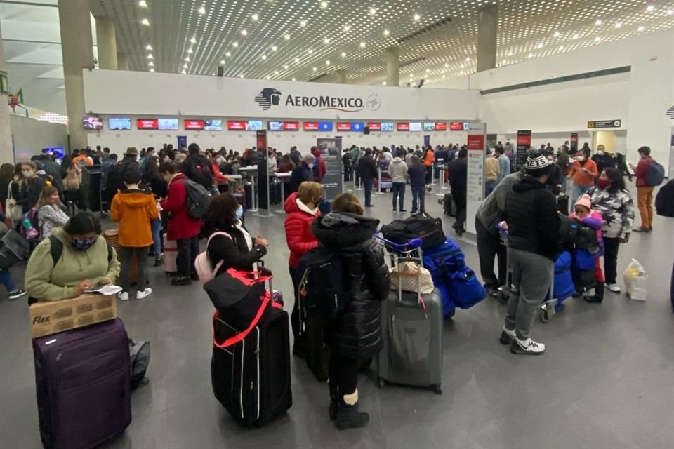 Aeromxico en AICM.
