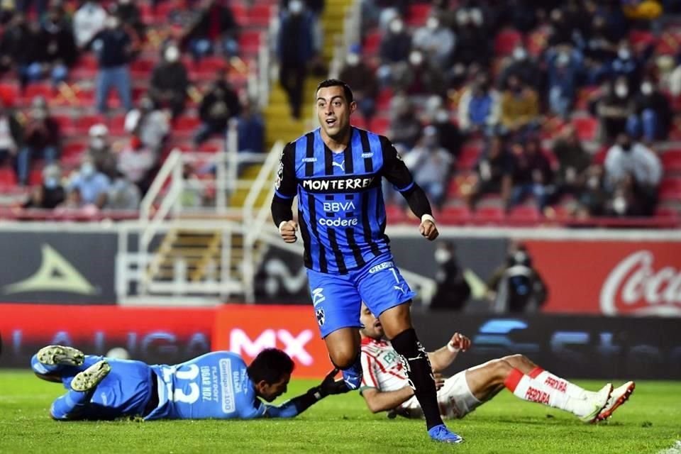 Rogelio Funes Mori hizo el primer gol del Monterrey, al minuto 4.