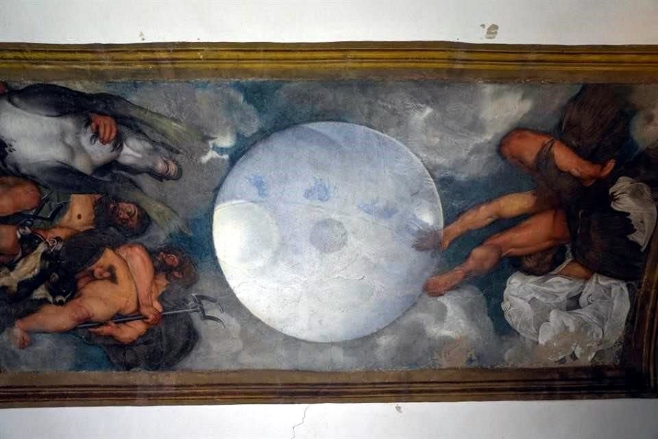 La pintura en la villa atribuida al artista Michelangelo Merisi, conocido como Caravaggio.