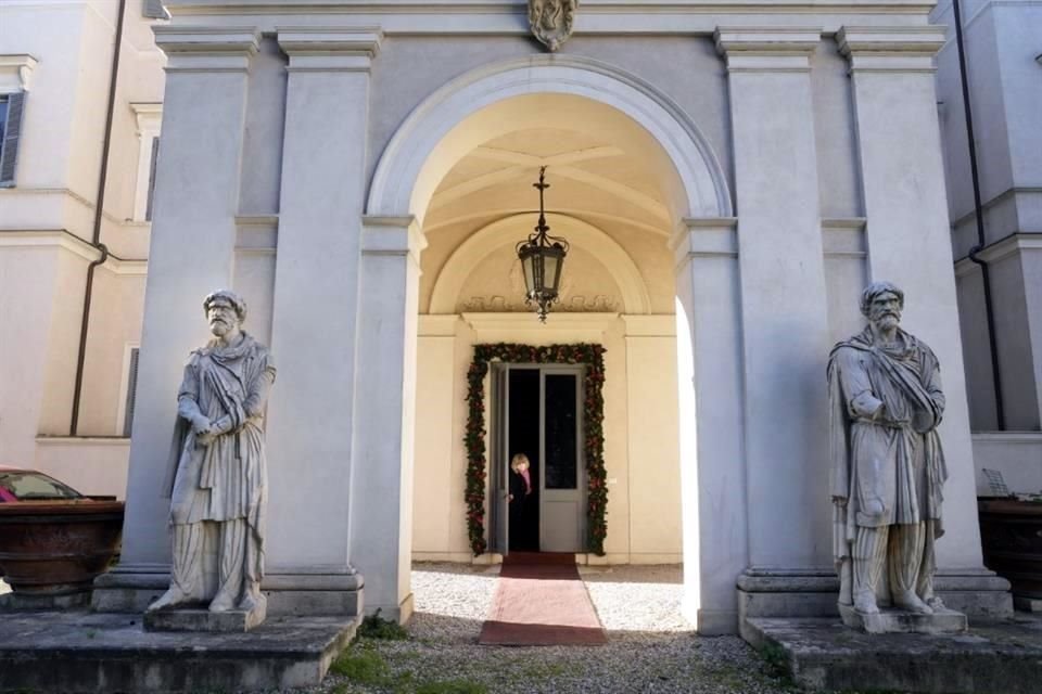La entrada principal de Villa Ludovisi.