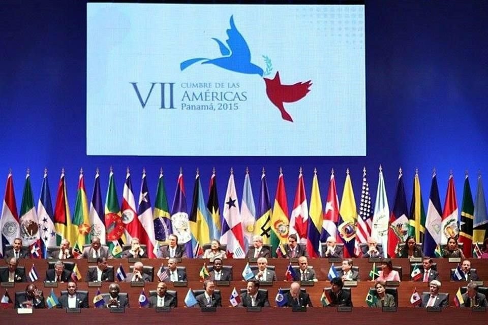 Los líderes de América en una cumbre de 2015.