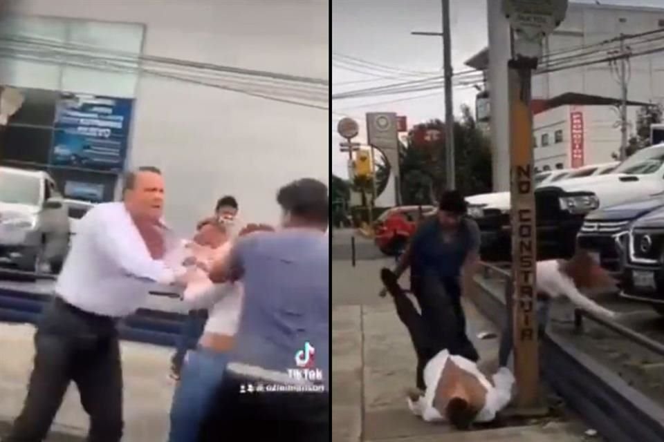 El actor Alfredo Adame fue captado en una pelea con una mujer y un hombre en plena vía pública; video se hizo viral en redes.