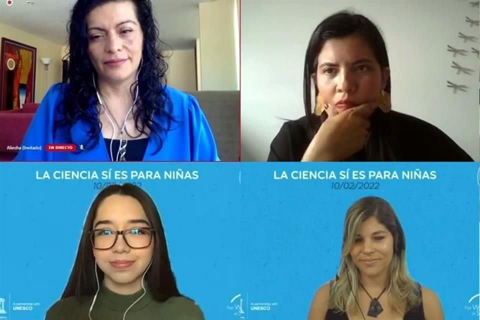 Este jueves se realizó el conversatorio '¡La ciencia sí es para las niñas!', organizado por la UNESCO y L'Oreal América Latina en el marco del Día Internacional de la Mujer y la Niña en la Ciencia.