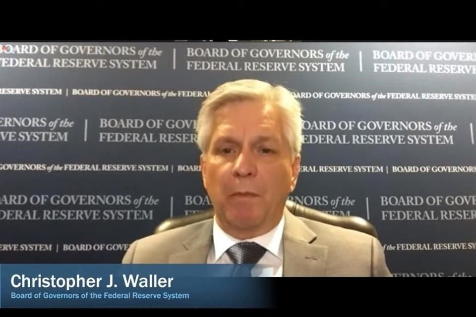 Christopher Waller, miembro de la junta de gobernadores de la Reserva Federal (Fed).