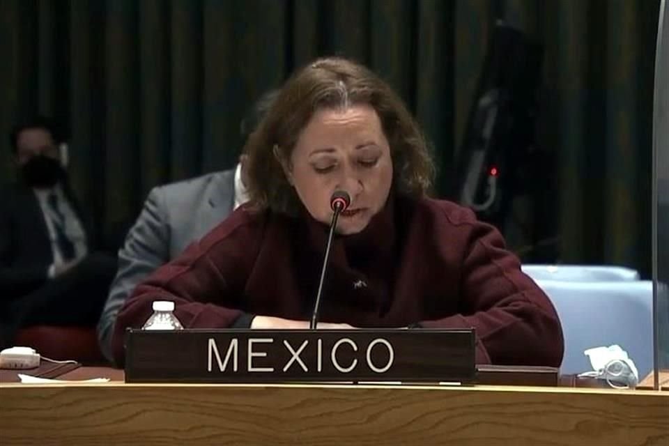 En la sesión participó Alicia Buenrostro Massieu, Representante Permanente Alterna de México en la ONU.
