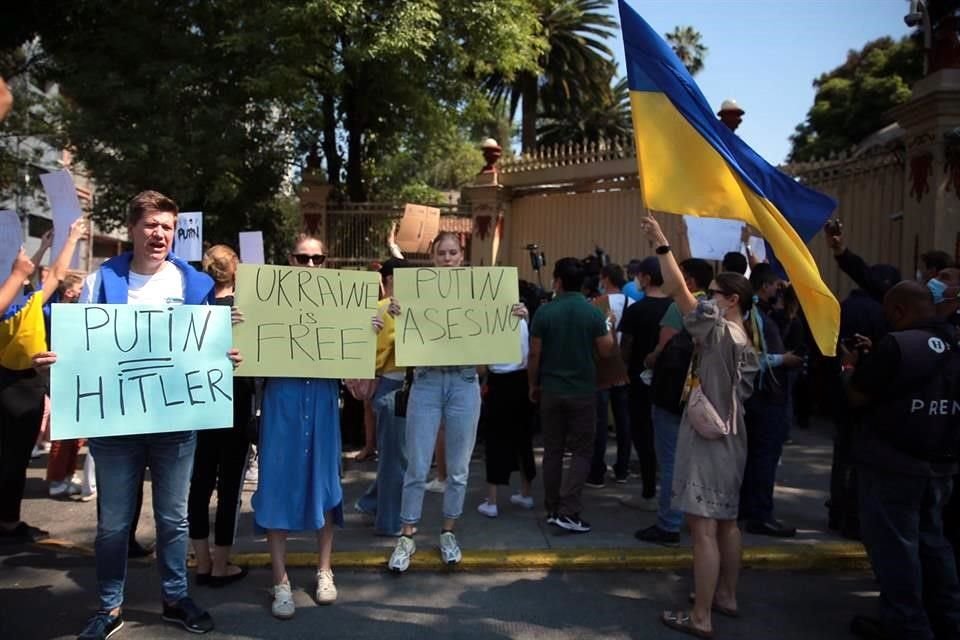 Los ucranianos recriminaron las acciones del Gobierno de Putin.