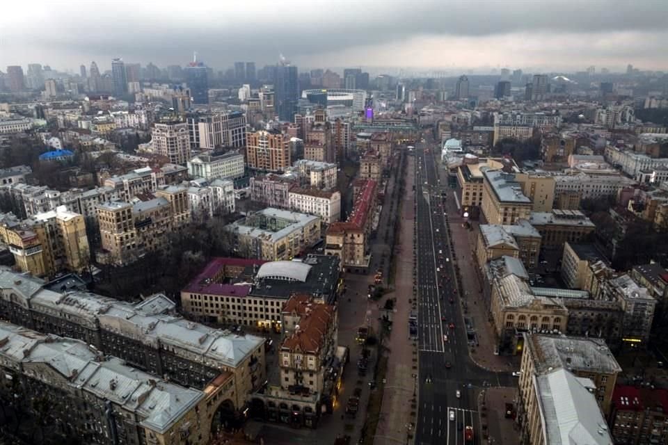 Vista aérea de la capital ucraniana