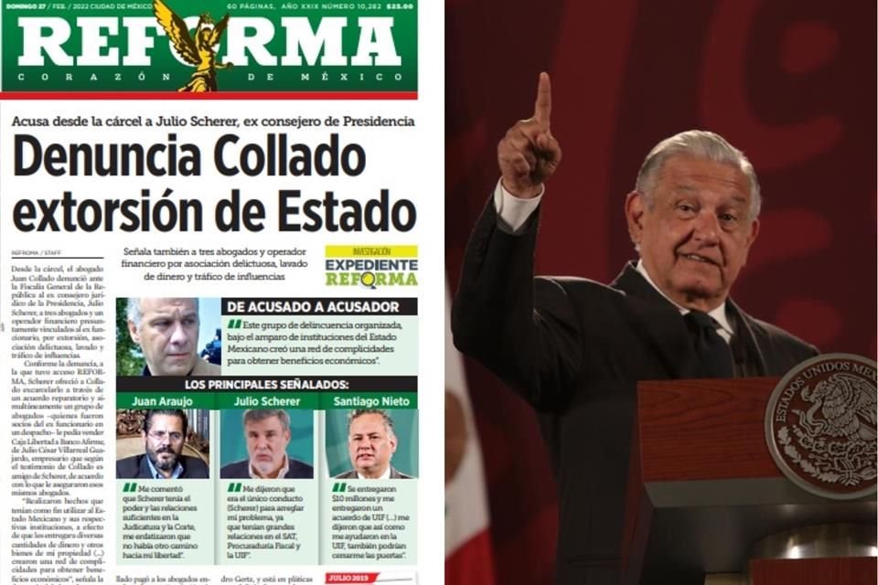 El Presidente dijo que él pidió que Juan Collado -quien acusó en carta a adversarios de AMLO- reparara daño para poder salir de la cárcel.