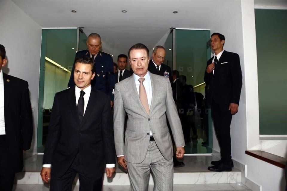 El ex Presidente Enrique Peña Nieto y su amigo, Quirino Ordaz