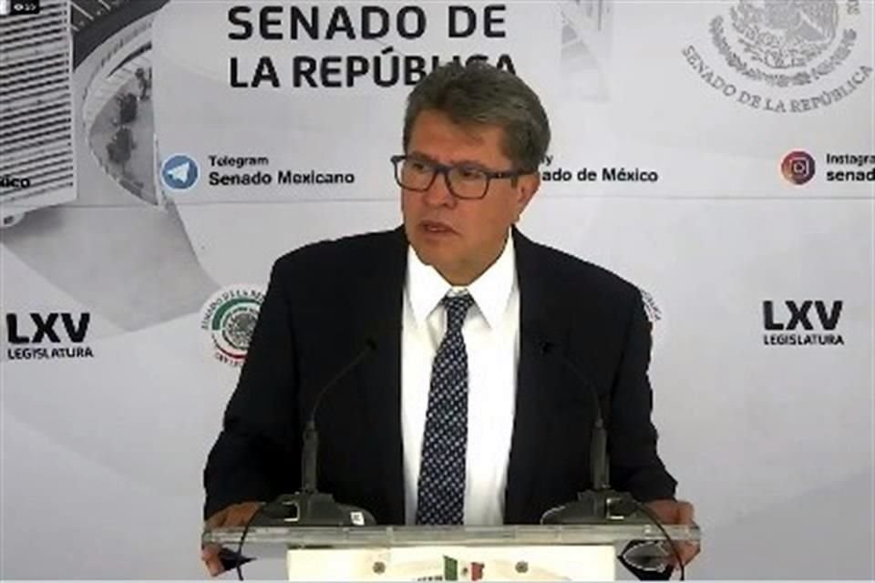 Ricardo Monreal dijo que aprobación de reforma eléctrica como está traería pérdidas millonarias por conflictos en paneles internacionales.