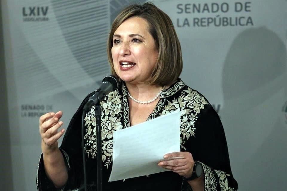 Xóchitl Gálvez, senadora del PAN.