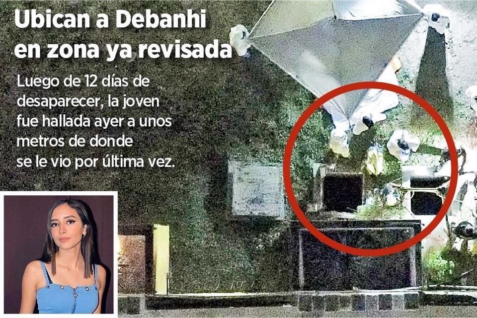 A 12 das de su desaparicin, Debanhi fue hallada muerta en cisterna de motel en NL, en zona donde Fiscala ya haba cateado varias veces.