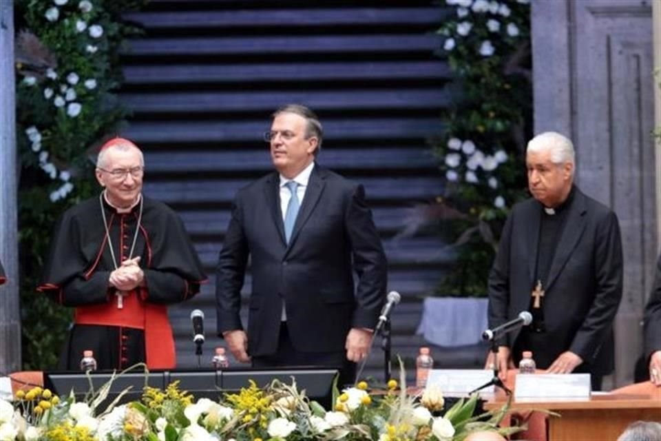El Canciller encabezó un evento junto al Secretario de Estado del Vaticano, Pietro Parolin.