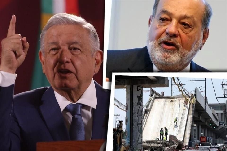 El Presidente de México reconoció al empresario Carlos Slim y criticó que politiqueros quieren sacar raja.