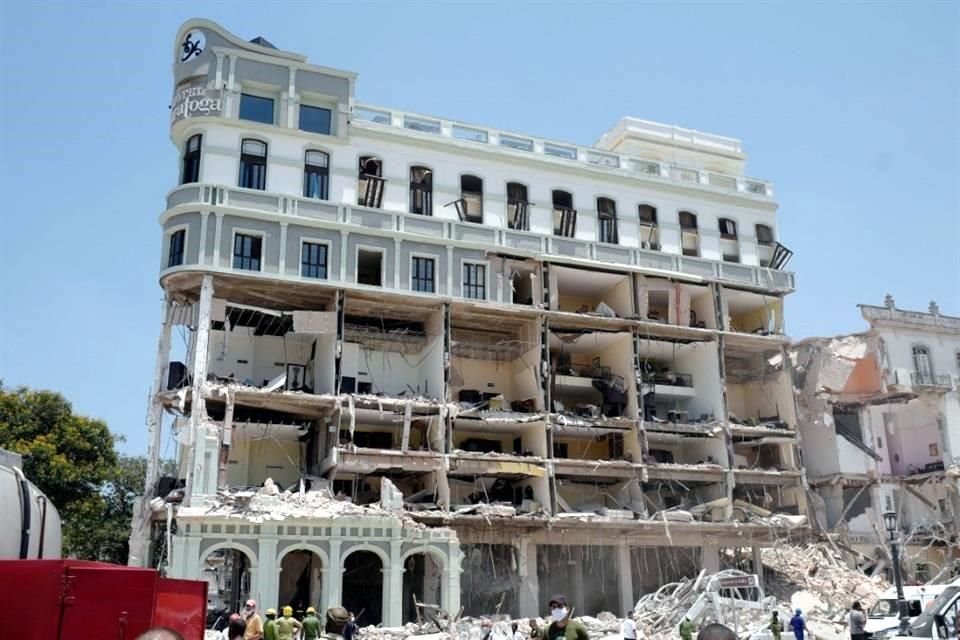 Suma incidente en Hotel Saratoga 18 muertos, entre ellas una mujer embarazada y un niño, según datos preliminares del Gobierno de Cuba.