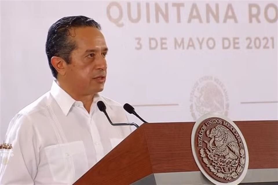 Gobernador de Quintana Roo, Carlos Joaquín González.