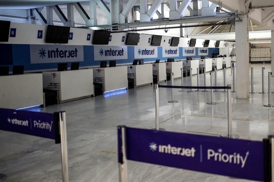 Interjet ces operaciones en diciembre de 2020.