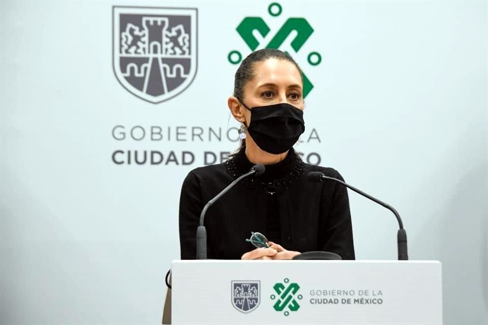 La Jefa de Gobierno, Claudia Sheinbaum.