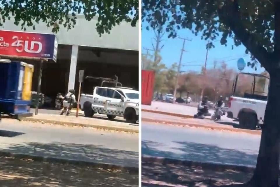 Sujetos armados se enfrentaron con elementos de GN en Sinaloa; por balacera alumnos de colegio cercano se resguardaron tirados boca abajo.