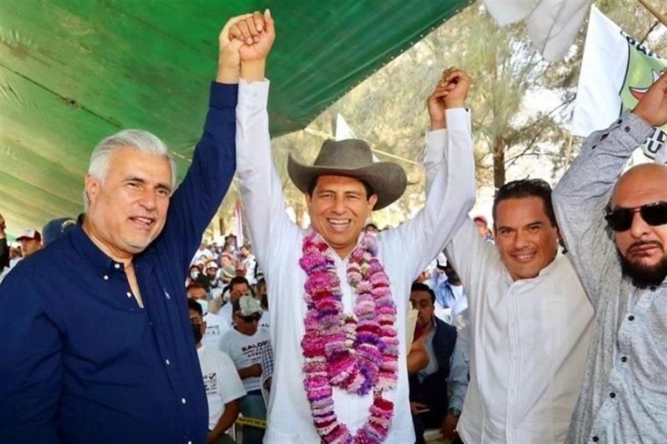 El senador José Narro acudió en apoyo del candidato de Morena al Gobierno de Oaxaca, Salomón Jara.