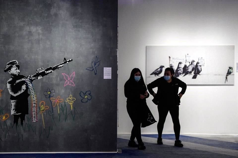 'The Art of Banksy: Without Limits' se presenta en el Centro Cultural Gabriela Mistral, en Santiago de Chile.