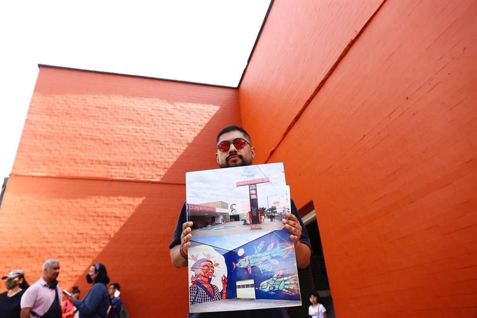 Central de Muros denunció que han recibido largas por parte de la Alcaldía Cuauhtémoc para reponer el mural 'Mujer en diálogo con el progreso', del artista urbano Sego.