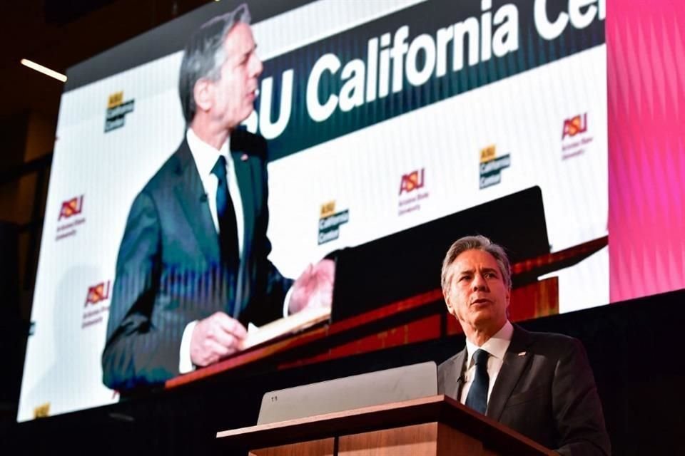 El Secretario de EU en un evento paralelo a la Cumbre.