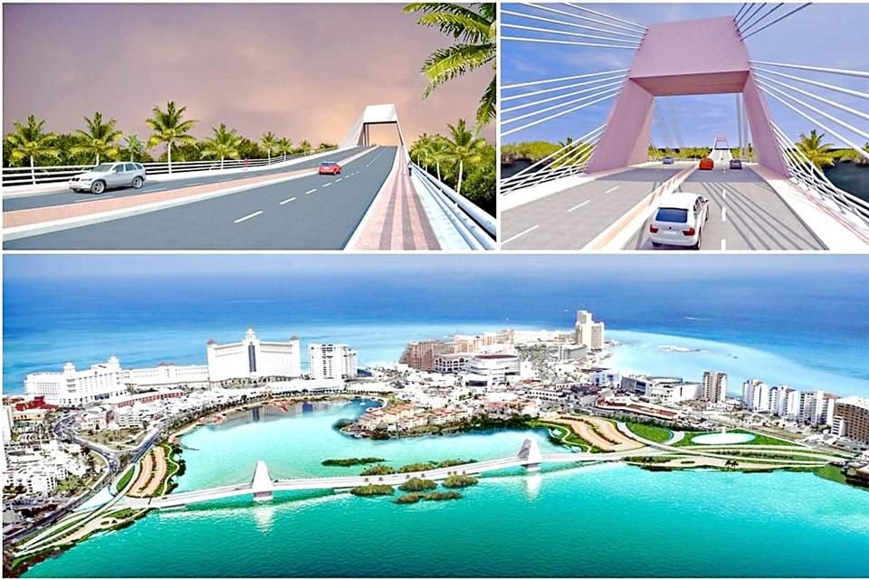 Licitación para construir puente sobre Laguna Nichupté en Cancún fracasó, pues ofertas excedieron fondos autorizados por aumento de precios.