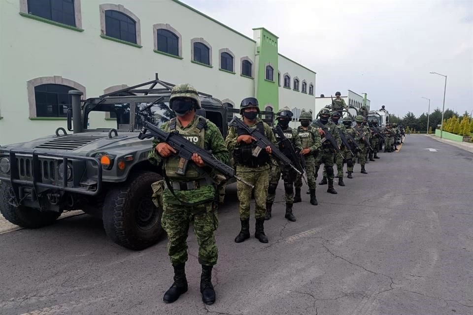 Los elementos se incorporaron a la 22 Zona Militar ubicada en Santa María Rayón.