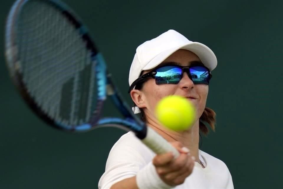 Fernanda Contreras es la primera mexicana que juega el main draw de Wimbledon desde 1996.
