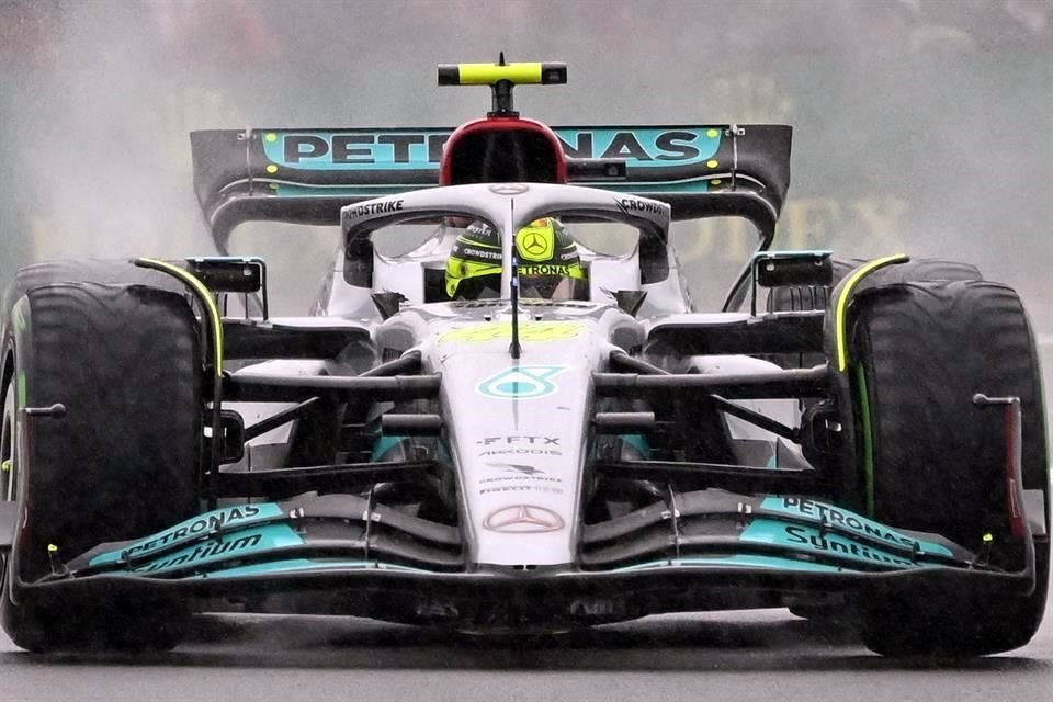 Lewis Hamilton logró el quinto mejor tiempo.