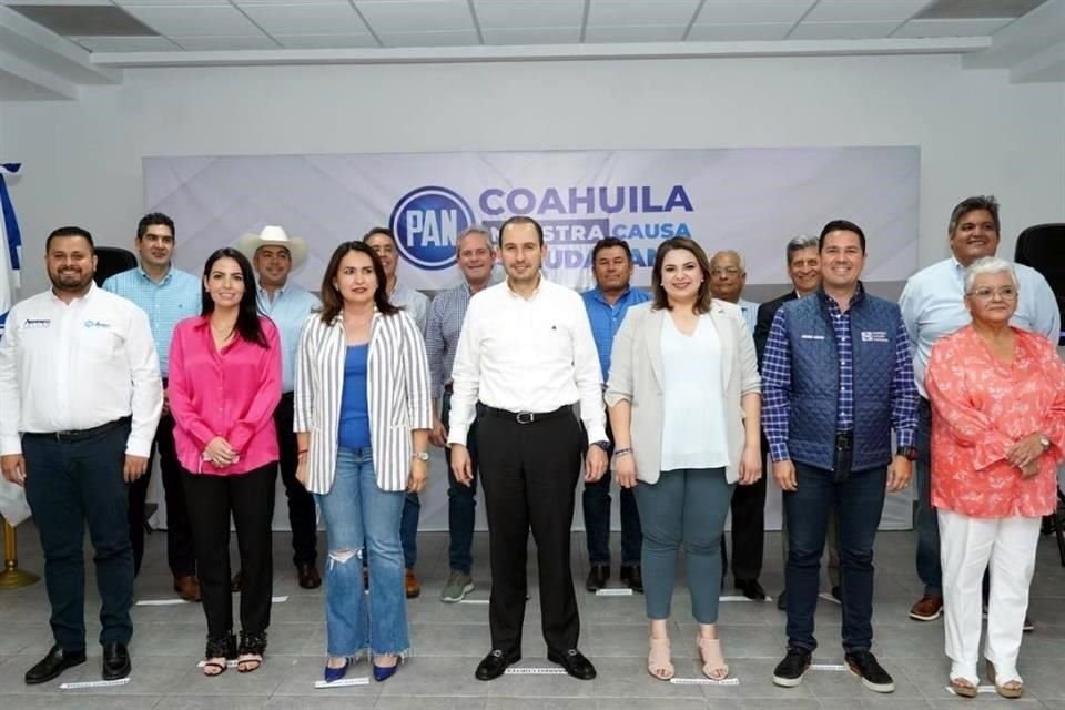 El dirigente nacional del PAN, Marko Cortés, instaló una mesa política para definir la ruta de selección de candidato en Coahuila.