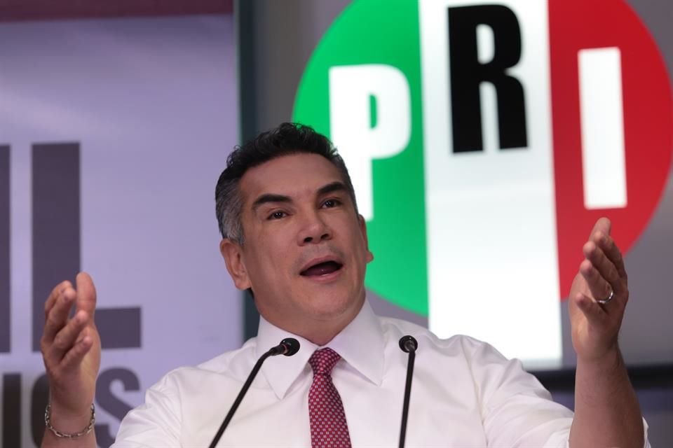 Alejandro Moreno, dirigente nacional del PRI. 