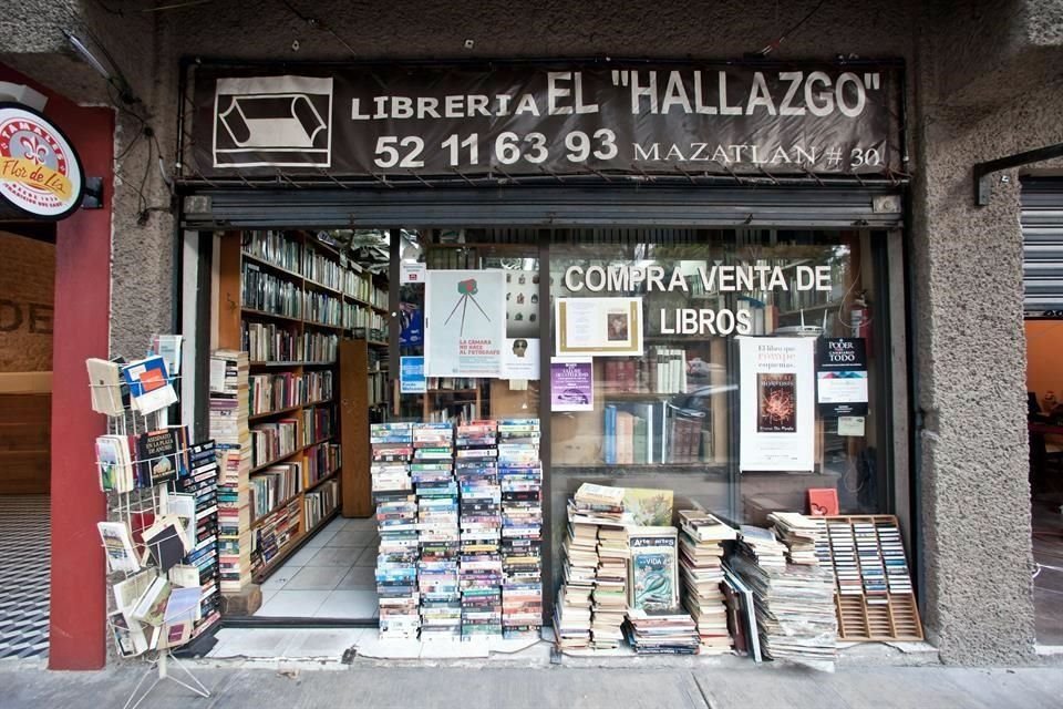El Hallazgo, en Mazatlán 30, en la Condesa, fue la primera librería que abrió.