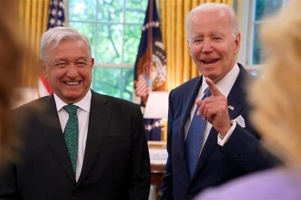 AMLO y Biden se reunieron en la Casa Blanca.