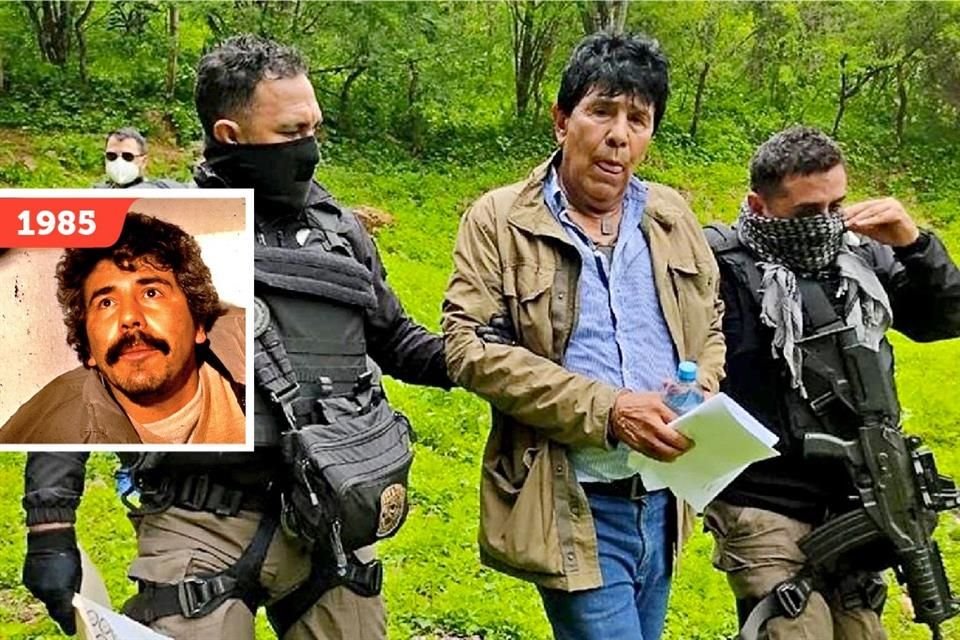Rafael Caro Quintero fue detenido en Choix, Sinaloa, por elementos de la Armada de México y policías federales.