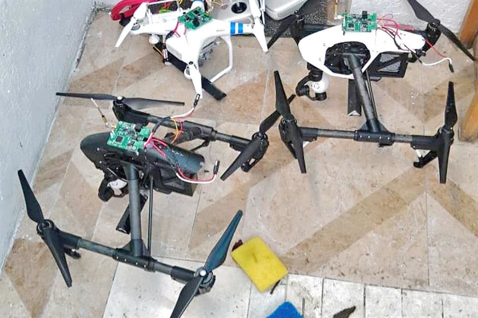 De 2021 a marzo de este año, Ejército ha decomisado 23 drones que iban a ser utilizados por narcotraficantes en ataques con explosivos.
