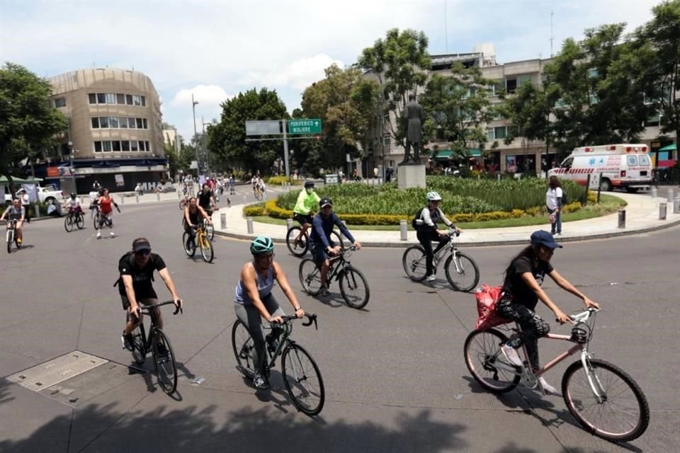 Una vez al mes, el Paseo Ciclista extenderá su ruta para llegar a zonas de la Alcaldía Miguel Hidalgo.